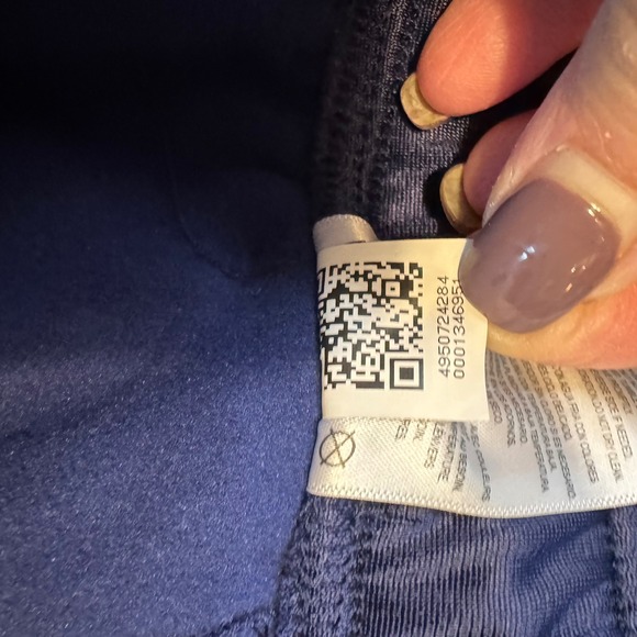 FILA Settanta Track Pant Kids Small Navy Zip Ankle Side Stripe Athletic Sports - Picture 6 of 8